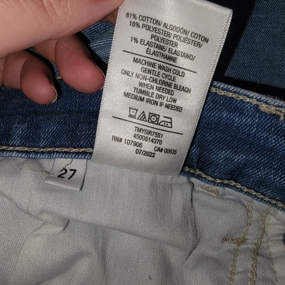 Hudson Natalie Jeans Size 27 Distressed - Picture 7 of 11